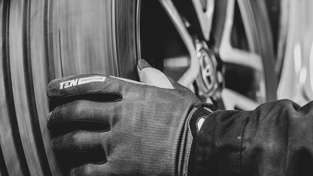 How Adhesive Tire Weights Ensure Wheel Balancing