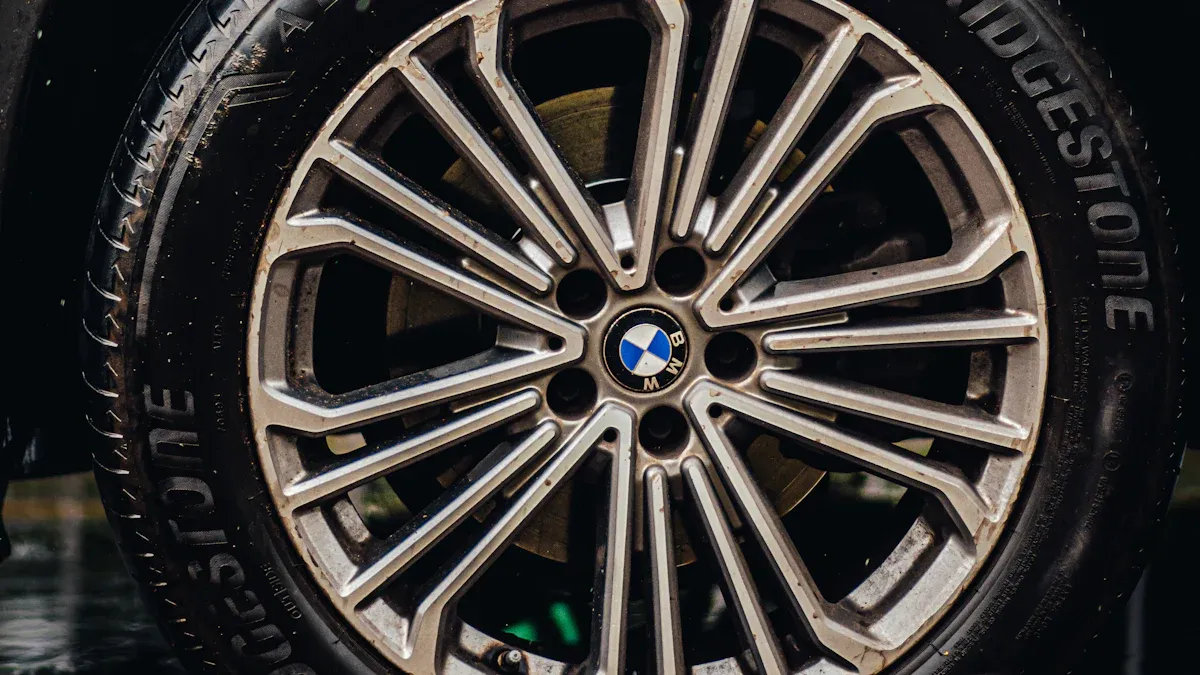 Transform Your Wheels with These 10 Trending Wheel Lug Cap Ideas 3 6. OEM+ Logo Branded: A Subtle Factory Upgrade