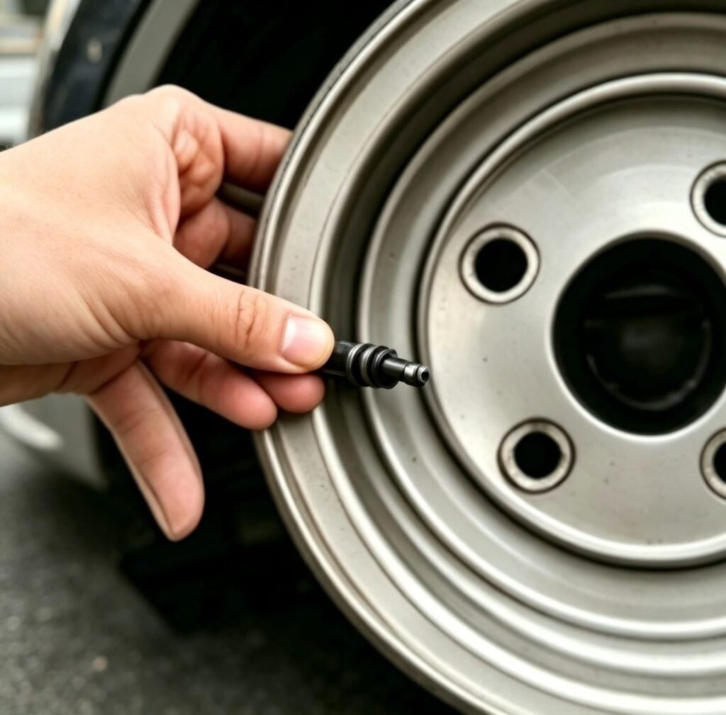 Step by Step Tire Valve Stem Replacement