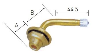 V3 16 Tubeless Metal Clamp In Valves 1