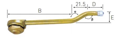 V3 19 Tubeless Metal Clamp In Valves 1